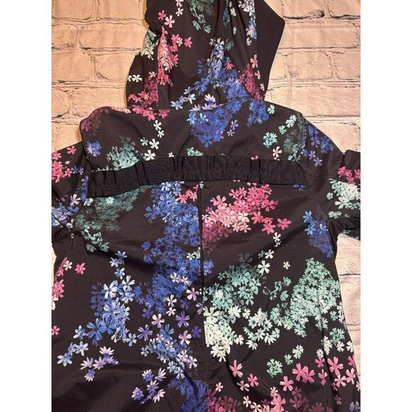 Lululemon Run: Bandit Jacket Petal Pop Multi / Black Size 4 - Picture 13 of 15